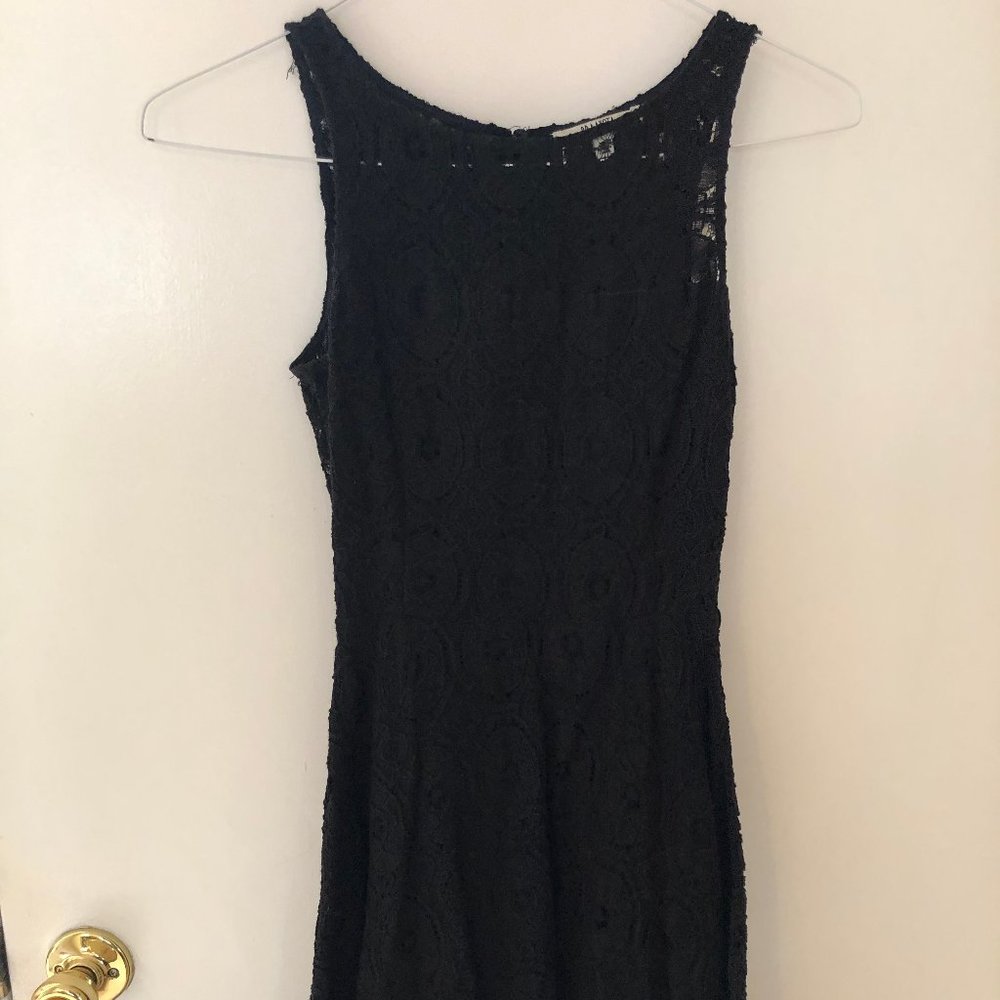 Black, Lace Dress